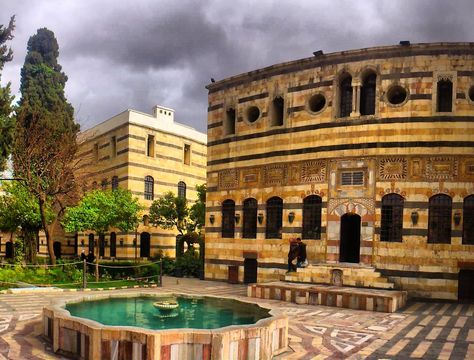 Azem palace Damascus Al Azem Palace, Syrian Architecture, Damascus Syria, Cultural Diversity, Summer Dream, Syria, Damascus, Islamic Art, Palace