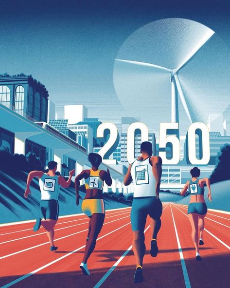 Marathon Poster, Marathon Posters, Running Illustration, Carbon Emission, Sports Meet, Infographic Poster, Running Race, People Running, Magazine Cover Design