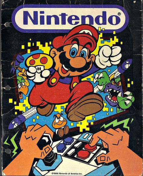 A whole bunch of Mario goodness packed into this pic    #RetroGaming #SuperMarioBros #Nintendo #Gaming #1980s Old Nintendo, Retro Games Poster, 80s Video Games, Game Cover, Retro Gaming Art, Video Game Posters, Vintage Video Games, Mario Games, Mario Nintendo