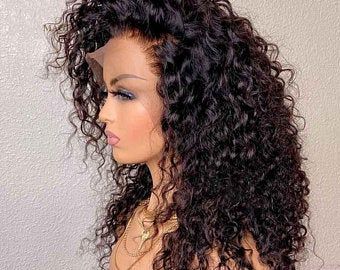 Best quality 180 Density T-Part Transparent Lace Blonde 1b/613 | Etsy Eva Hair, 360 Lace Frontal Wig, Wave Crochet, Curly Lace Wig, Brazilian Hair Wigs, Curly Human Hair Wig, Curly Lace Front Wigs, 360 Lace Wig, Deep Curly