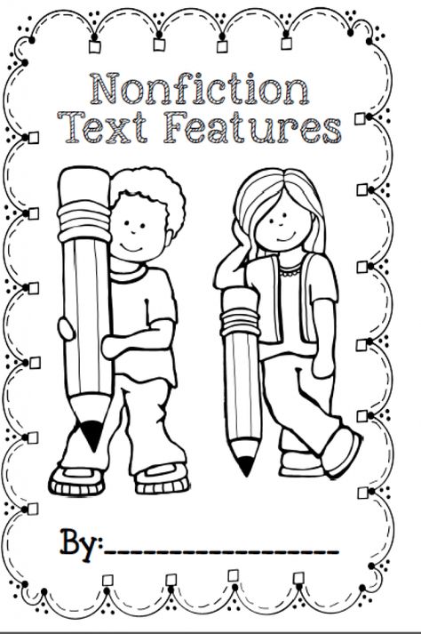 Enjoy a FREE copy of a nonfiction text features booklet!  This is a great asset to Reader's Workshop! Non Fiction Text Features, Fiction Text Features, Text Features Worksheet, Teaching Nonfiction, Nonfiction Text Structure, Nonfiction Text Features, Fiction Text, Reading Unit, Third Grade Reading