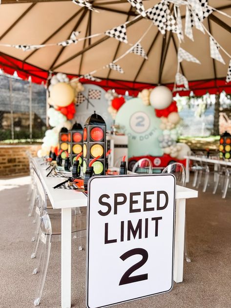 Vintage Car 2nd Birthday Party — Jaala & Co. | Party Planning Car 2nd Birthday Party, Two Fast Two Furious, Vintage Car Birthday, Vintage Car Party, Hotwheels Birthday Party, Cars Birthday Party Decorations, 2nd Birthday Party For Boys, Car Birthday Party, 2nd Birthday Boys