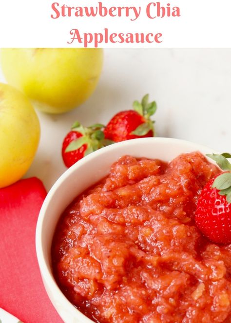 Strawberry Chia Applesauce — Nourishing Plate Strawberry Applesauce, Slow Cooker Apple Butter, Whole Food Plant Based Diet, Slow Cooker Apples, Thanksgiving 2024, Good Intentions, Whole Food Plant Based, Apple Butter, Food Choices