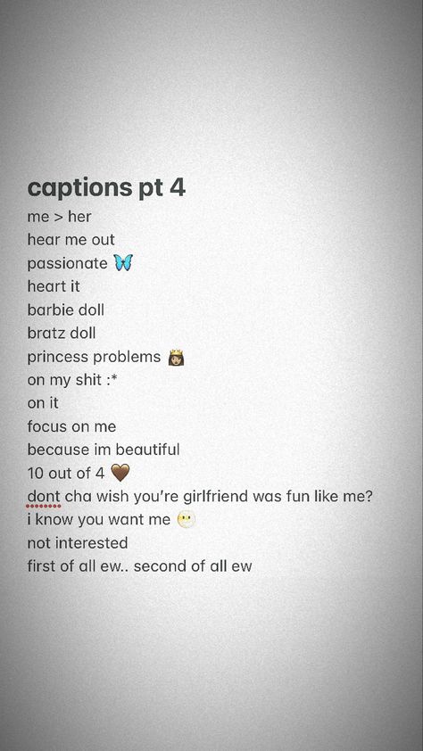 Doll Captions For Instagram, Captions For Instagram, Focus On Me, Bratz Doll, Instagram Captions, I Want You, Barbie Dolls, Knowing You, Quick Saves