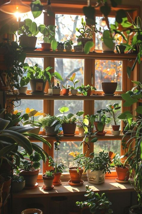 Plant Set Up Indoor, Garden Ideas On A Budget, Low Maintenance Indoor Plants, Balcony Garden Ideas, Earthy Living Room, Privacy Plants, Japanese Style House, Earthy Home, Front Yard Garden Design