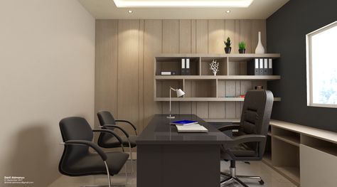 Ruang Kantor Aesthetic, Ruang Kerja Aesthetic, Meja Kantor Aesthetic, Interior Design Office Studio, Md Room, Japandi Office, Office Interior Design Modern, Interior Office, Small Home Office