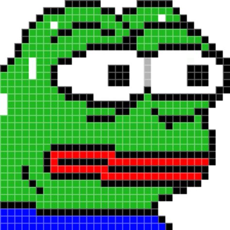 Pixel art monkaS | MonkaS | Know Your Meme Yt Videos, Anime Pixel, Perler Bead Designs, Bracelet Craft, Bracelet Craft Diy, Beads Patterns, Melting Beads, Anime Pixel Art, Cross Stitch Funny