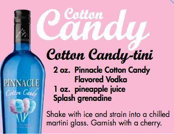 Pinnacle Recipes, Pinnacle Vodka Recipes, Cotton Candy Vodka, Pinnacle Vodka, Easter Drink, Mix Drinks, Cotton Candy Flavoring, Happy Drink, Candy Drinks