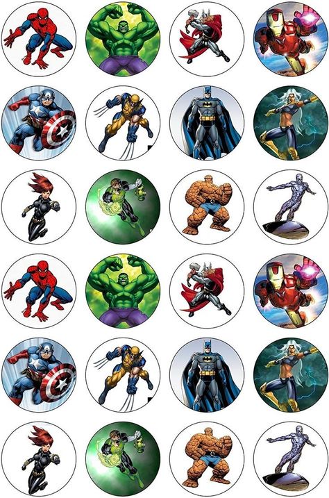 Avengers Stickers Printable, Avenger Stickers, Marvel Superheroes Characters, Avengers Stickers, Avengers Cupcakes Toppers, Marvel Sticker, Marvel Stickers, Disney Princess Cupcakes, Superhero Stickers