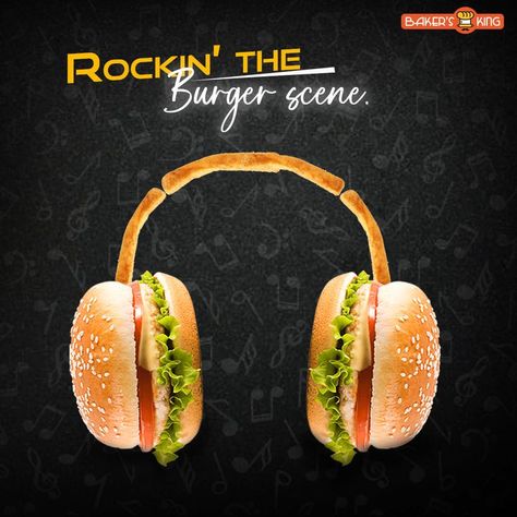 Casa Rock, Creative Burger, Food Videography, Education Poster Design, Restaurant Poster, Food Menu Design, Food Street, Publicidad Creativa, Food Advertising