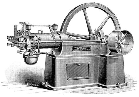 From Wikiwand: Four-stroke engine Charles Mackintosh, George Westinghouse, John Pemberton, Mechanical Drawing, Steam Art, Internal Combustion Engine, Transport Museum, Antique Tools, Combustion Engine