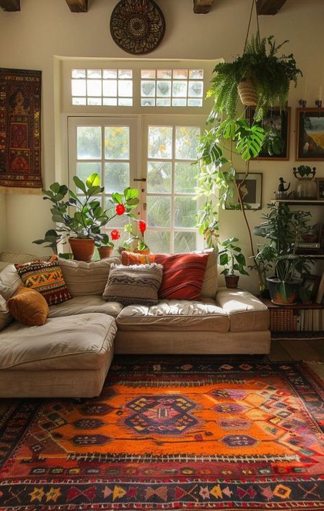 Celebrate diversity with a global eclectic boho living room design. Find endless inspiration here! #Apartment #an #HouseGoals #Charm #HomeIdeas #into #Eclectic #Eclectic #HomeDecorating #DecorInspiration #Embracing #Your #Oasis #Transforming #InteriorInspo #HomeDecor Cluttercore Living Room, Eclectic Apartment Living Room, Forest Academia, Eclectic Boho Living Room, Desert Living Room, Cozy Window Nook, Living Room Decor Eclectic, Living Room Design Boho, Turkish Living Room