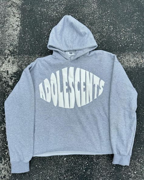 Adolescents “Puff” Hoodies Available May 15th •$58 USD •100% Cotton •Puff Print + Screen Print Combo •Drop Shoulders •Oversized Cut Hoodie •350 GSM Medium Weight Sign Up To Become a VIP Member and get Early Access For ALL Future Drops‼️‼️Link in bio #reels #explorepage #adolescents #clothingbrand #streetwear #hoodies #brandowner Puff Hoodie, Cut Hoodie, Compression Wear, Print Screen, Puff Print, Activewear Fashion, Gym Wear, Sport Wear, Yoga Wear