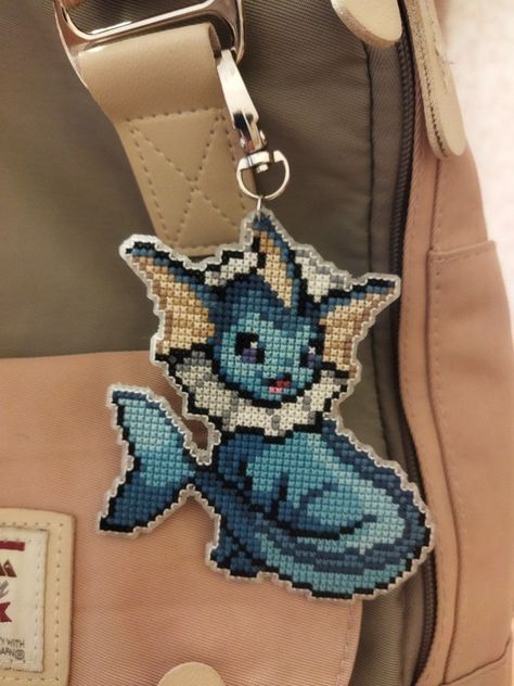 Character Cross Stitch, Alakazam Pokemon, Cross Stitch Keychain, Stitch Keychain, Geeky Cross Stitch Patterns, Pokemon Cross Stitch Patterns, Pokemon Cross Stitch, Stitch Witchery, Beaded Bookmarks