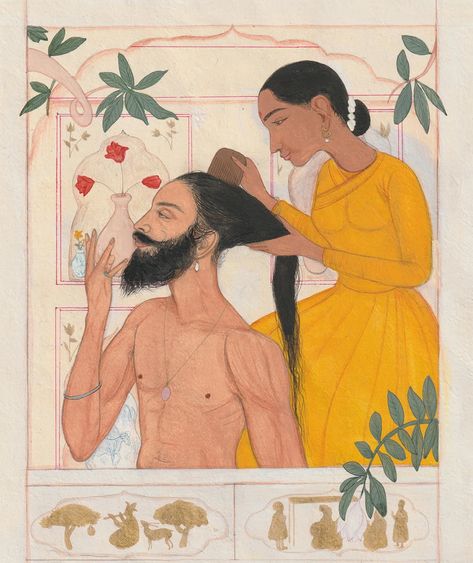 How the creative Punjabi diaspora turned out in support of the Indian Farmers’ Protest Punjabi Illustration, Ancient Indian Art, Indian Illustration, South Asian Art, Vintage Poster Design, Eastern Art, Print Studio, Indian Paintings, Arte Inspo