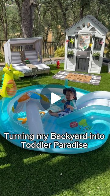 Daria Nicole | Mom Tips • Finds • Toddler Activities on Instagram: "In order to receive the info you have to be following @dariaxnicole before you leave the comment “paradise”! 🩵🫶🏼 Save this idea and share with a parent in your life! 💕🩷. 

#toddlerlife #toddleractivities #toddlermom #toddlerfun #toddlermomlife #babyactivities #activitiesforkids #activitiesfortoddlers toddler activity ideas activities for kids outdoor activities for kids toddler mom toddler fun toddler play toddler finds Amazon finds 

 @kidkrafttoys @thestep2company @tokimats @backyarddiscovery @swimzip" Activities For Kids Outdoor, Outdoor Toys For Toddlers, Kids Outdoor Activities, Toddler Games, Toddler Outdoor, Toddler Activity, Find Amazon, Outdoor Activities For Kids, Toddler Mom