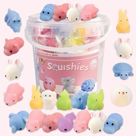 Mini Squishy, Animal Squishies, Mochi Squishy, Figet Toys, Kids Punch, Diy Fidget Toys, Squishy Toys, Diy Dog Toys, Diy Cat Toys