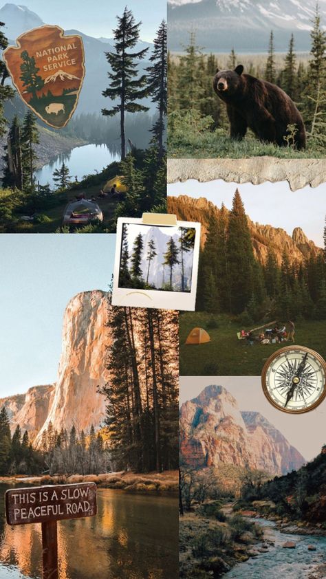 get outside and explore #nature #wallpaper #getoutside #breathe #explore #granola #nationalparks Granola Girl Wallpaper, Granola Wallpaper, Granola Aesthetic, Granola Girl Aesthetic, Nature Collage, Nature Vibes, Adventure Aesthetic, Granola Girl, Explore Nature