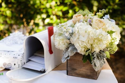 Rustic card box wedding