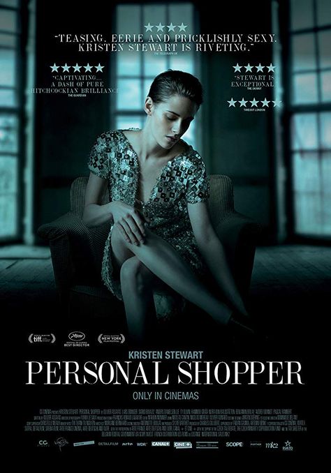 Personal Shopper (2016) Fr. / Ger. / Bel. Horror D/Sc: Olivier Assayas. Kristen Stewart. (5/10) 12/05/19 Personal Shopper Movie, Kristen Stewart Personal Shopper, رعب نفسي, Tv Series Online, Best Director, Netflix Movies, Good Movies To Watch, Film Tv, Film Books