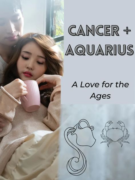 Cancerian Man Aquarius Woman, Cancerian Woman And Aquarius Man, Zodiac Stereotypes, Aquarius Compatibility, How To Communicate Better, Zodiac Love Compatibility, Aquarius Love, Aquarius Woman, Aquarius Men