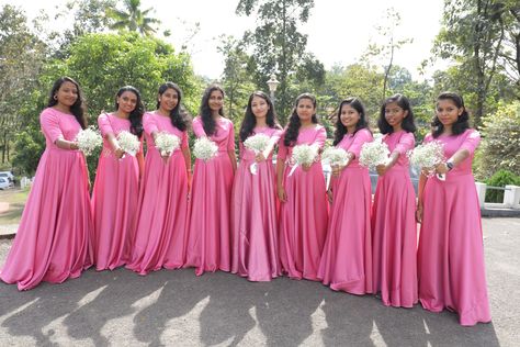 Bridesmaid in onion pink dress Onion Pink Dress, Onion Pink, Pink Dress, Bridesmaid Dresses, Prom Dresses, Prom, Formal Dresses, Wedding Dress, Pink