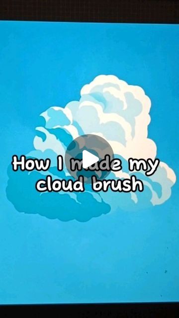 Art by MayBot on Instagram: "How I made my cloud brush, to draw fluffy clouds :D #cloud #cloudtutorial #arttutorial #drawingtutorial #digitalart #procreate" Procreate Cloud Tutorial, How To Draw Clouds, Cloud Tutorial, Free Brushes, Free Procreate, Sketch Poses, Procreate Brushes Free, Fluffy Clouds, Cloud Drawing