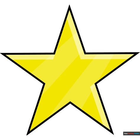 How to Draw a Star Super Easy Star Easy Drawing, Shooting Star Drawing, New Drawing Ideas, Draw A Star, Super Easy Drawings, Cool Erasers, Easy Drawing Guides, Drawing Steps, Star Outline