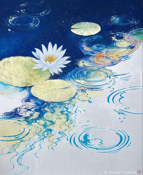 Water Surface, Arte Inspo, A Level Art, Painting Art Projects, Art Portfolio, Water Lilies, Art Reference Photos, Pretty Art, Watercolor Illustration