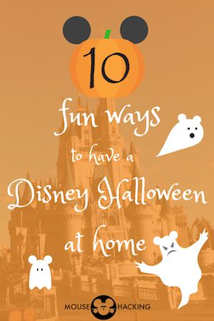 Disney Halloween Crafts, Disney Halloween Diy, Disney's Halloween Treat, Halloween At Home, Disney Halloween Decorations, Disney Halloween Parties, Universal Trip, Mickey Halloween Party, Diy Halloween Treats