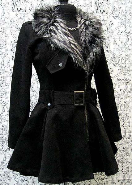 Opera Dress, Gothic Dress, Dark Fashion, Gothic Lolita, Jacket Coat, Gothic Fashion, Black Coat, Beautiful Outfits, A Black