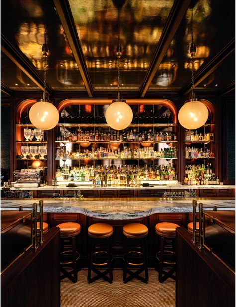 Center Bar Design, Restaurant Bar Design Ideas, Speakeasy Bar Design, Nomad London, Best Bar Design, Nomad New York, Nomad Restaurant, Clover Club, Bar Island