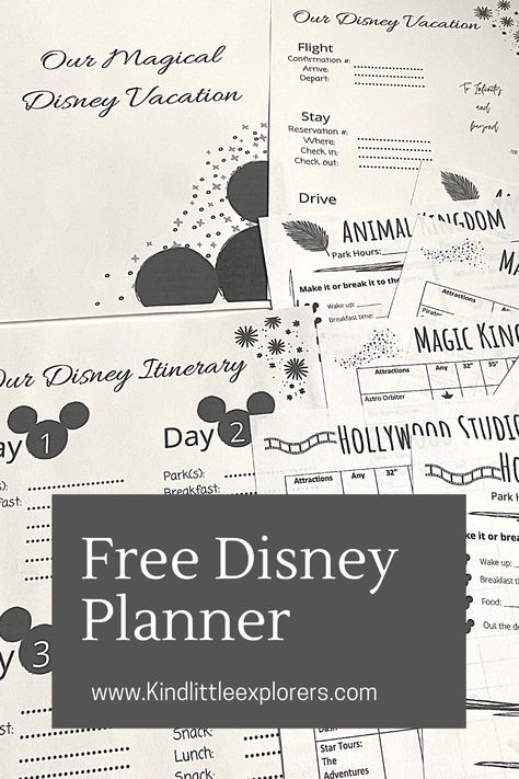 Make planning your Disney vacation simpler with this FREE Disney Planner Printable. The downloadable printables include Disney Park Daily plans and Disney attraction height requirement charts. Family travel. Disney World trips. We do Disney. Disney DIYs. Disney fun. Disney Characters. Must do at Disney World. Disney WOrld vacation planning. Disney Weekly Planner Free Printable, Disney World Planning Printables 2023, Disney To Do List Printable, Disney Binder Printables Free, Disney World Spreadsheet, Disney World Template, Disney Tip Envelopes, Disney Checklist Vacation Planner, Disney World Schedule Template