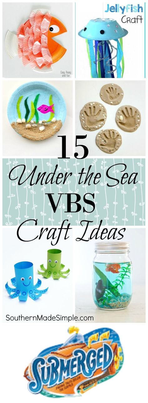 15 Under the Sea Craft Ideas for VBS Submerged Lifeway Theme #submerged #lifeway #underthesea Submerged Vbs Crafts, Vbs Craft Ideas, Under The Sea Craft, Submerged Vbs, Ocean Vbs, Vacation Bible School Craft, Vbs Craft, Under The Sea Crafts, Crafts And Activities For Kids