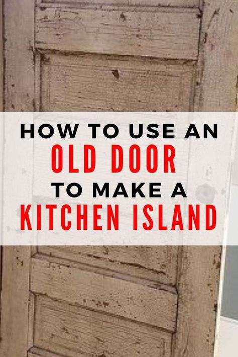 Unique Kitchen Island, Upcycle Door, Repurposed Kitchen, Before And After Transformation, Mudroom Makeover, Winter Wreath Diy, Thrifted Home Decor, Airplane Wall, Door Diy