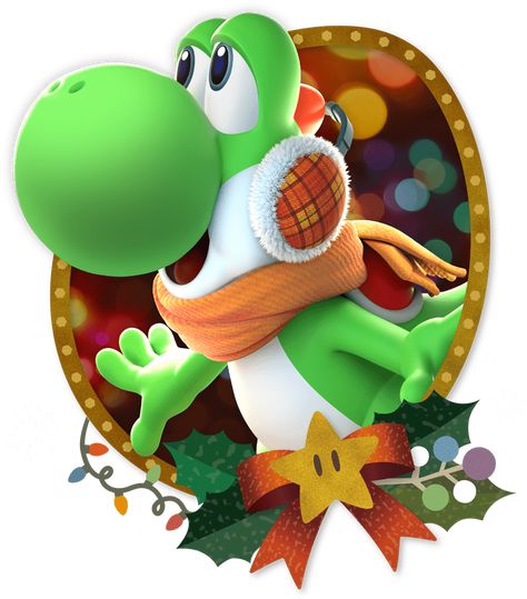 Yoshi Christmas, Nintendo Christmas, Super Mario Christmas, Mario Christmas, Princess Peach Party, Christmas Wall Prints, Nintendo Mario Bros, Nintendo Princess, Brother Christmas