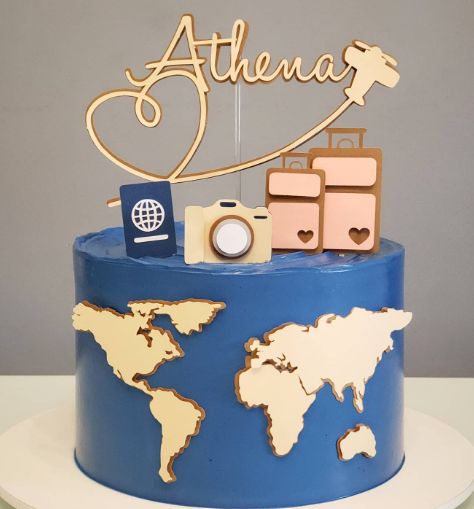 Lion Birthday Cake, Map Cake, Travel Cake, French Cake, Creative Cake Decorating, Birthday Cakes For Women, 3d Cake, Cakes For Women, Baby Cakes