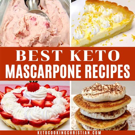 Keto Mascarpone, Recipes With Mascarpone Cheese, Low Carb Gingerbread Cookies, Cheese Its, Low Carb Gingerbread, High Protein Low Carb Diet, Make Almond Flour, Mascarpone Recipes, Delicious Keto Recipes