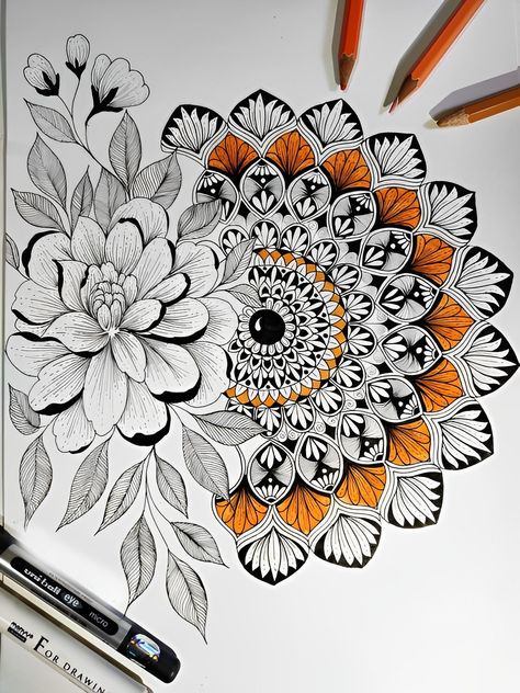 Mandala Art: A Visual Symphony of Balance, Beauty, and Spiritual Insight Mandala Drawing Coloring Inspiration, Mandela Art Colorful, Celebrities Tattoos, Zantangle Art, Mandala Sketch, Easy Mandala Drawing, Mandela Art, Mandala Art Therapy, Travel Architecture