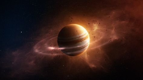 Jupiter planet | Premium Photo #Freepik #photo #jupiter #planet #space-planets #earth-space Jupiter In Aquarius, Moon Omens, Neptune Planet, Jupiter Planet, Different Zodiac Signs, Taurus Sign, Each Zodiac Sign, Vedic Astrology, Human Experience