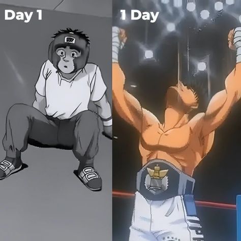 Day 1 or 1 Day . . @ishhetic @ishhetic @ishhetic . . . . . . . . . . . . #hajimenoippo #training #athelte #reels #dedication #hardwork #discipline . (anime motivation Hajime no Ippo mindset growth gym motivation) Cool Motivational Wallpapers, Hajime No Ippo Motivation, Hajime No Ippo Quotes, Ippo Training, Motivation For Gym, Hopecore Quotes, Ippo Wallpaper, Motivation Picture, Monk Mode