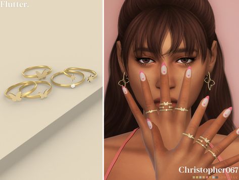 Sims 4 Nails, The Sims 4 Skin, Mod Jewelry, Sims Four, Sims4 Clothes, Sims 4 Collections, Sims 4 Mods Clothes, Sims 4 Cas, Girl Jewelry