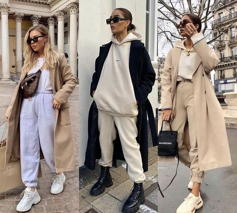 Womens Tracksuit Outfit, Sweatsuit Outfits Women, Tracksuit Outfit Women, Joggers Outfit Women, Fitness Fashion Outfits, Cold Fashion, Sportswear Outfits, Loungewear Fashion, Tracksuit Outfit