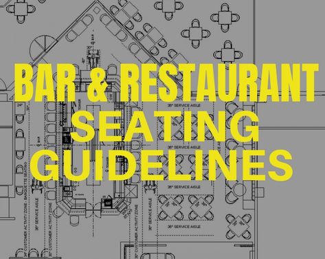 What are the seating dimensions for restaurant chair and tables? In commercial restaurant bar design we need to plan for proper seating and aisle clearances. Restaurant Chair Dimensions, Restaurant Seating Arrangement Ideas, Restaurant Bar Floor Plan Design Layouts, Bar And Restaurant Design Layout, Flooring Ideas Restaurant, Restaurant Table Layout, Restobar Interior Design, Bar Layout Design, Restaurant Layout Design Floor Plans