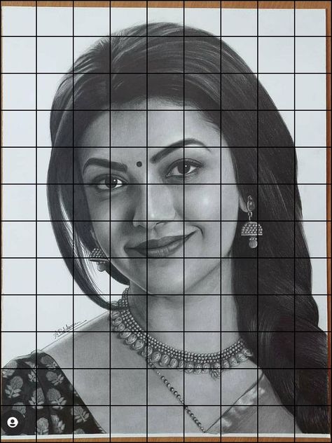 Drawing Grid, Sketch Charcoal, Pencil Sketches Easy, Sketch Images, Drawing Tutorials For Beginners, Pencil Sketch Images, Portrait Sketch, Abstract Face Art, Glamour Photo