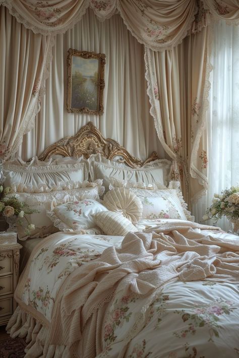 Home Decor Free Modern Bedroom Design #Exploring #the #Timeless #Charm #HomeStyle #InteriorInspo #Decor #of #Vintage #Garden #Home Vintage Bedroom Design, Bedroom Ideas For Small Rooms, Pink Dorm, Vintage Bedroom Decor, Dream Bedroom Inspiration, Fairytale Aesthetic, Victorian Bedroom, Spring Palette, Vintage Room Decor