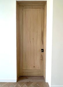 White Oak Doors Interior, White Oak Interior Doors, White Oak Interior, One Panel Interior Door, Shaker Style Interior Doors, Oak Interior Doors, Mediterranean Interior Design, Oak Interior, Mediterranean Interior