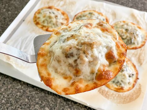 Vegetarian Ground Beef, Provolone Cheese Recipes, Keto Ravioli, Provolone Recipes, Fast Food Ideas, Sausage Ravioli, High Protein Keto, Spinach And Ricotta Ravioli, Keto Spinach