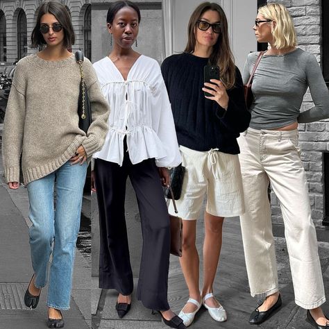 30 Spring Outfit Ideas That Will Make Anyone Look Like a Fashion Person Chilly Spring Outfits, Warm Spring Outfits, White Shorts Outfit, White Pants Outfit, Style Rut, Neutral Sweaters, Spring Outfit Ideas, Technology Fashion, Outfit Formulas