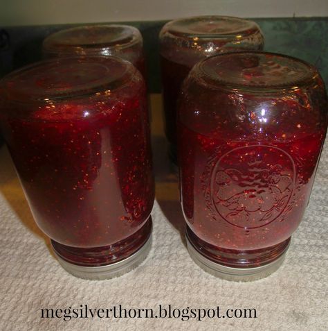 header: Canned Strawberry Jam [without a canner] How To Can Jam Without A Canner, Canned Strawberry Jam, Canned Strawberries, Can Jam, Canning Jam, Stewed Tomatoes, Jams & Jellies, Jam Recipes, Strawberry Jam